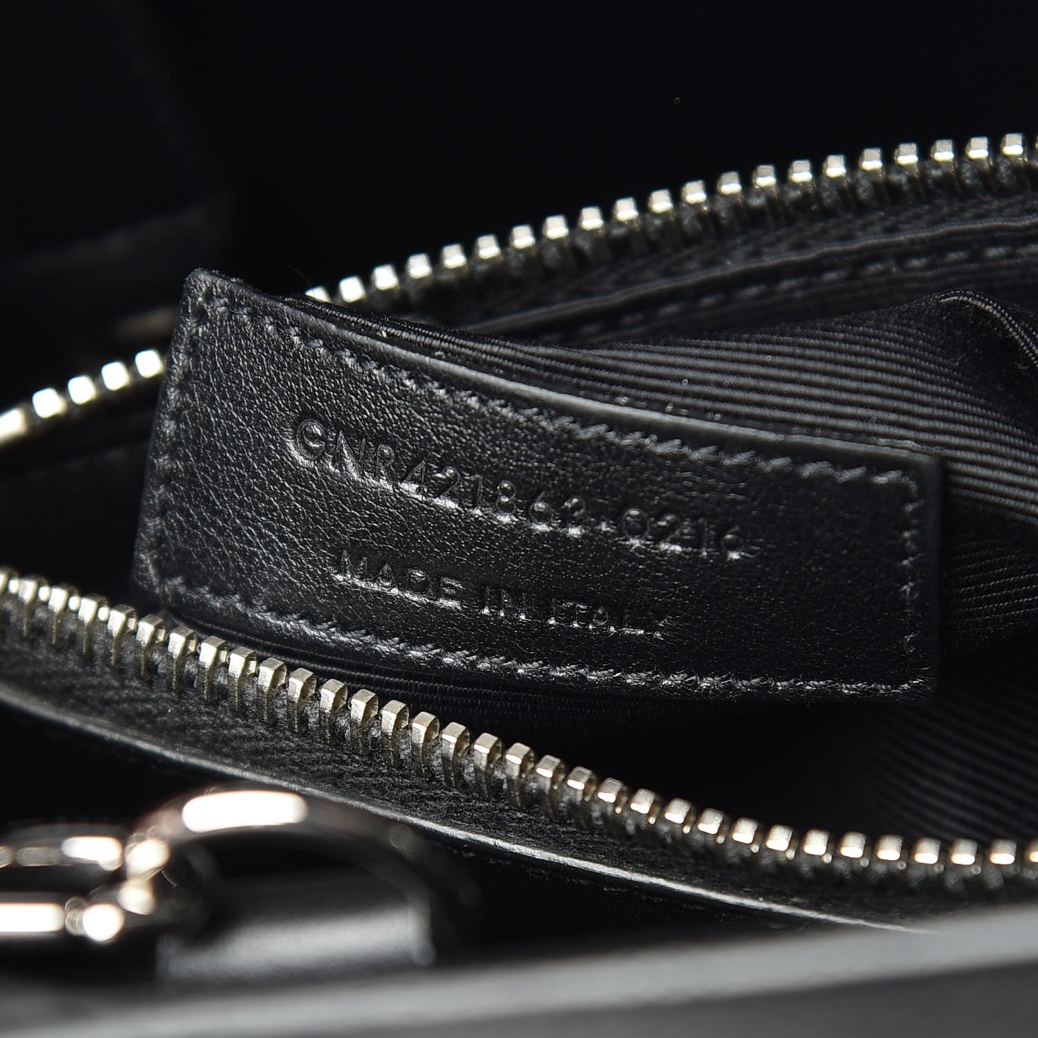 Saint Laurent Grained Calfskin Baby Sac De Jour Black 9 of 9