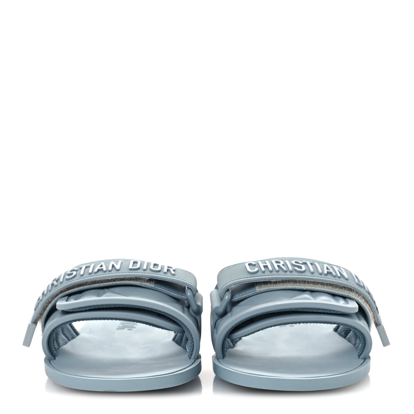 Rubber Macrocannage Dio(r)evolution Slide Sandals 36 Bracing Blue