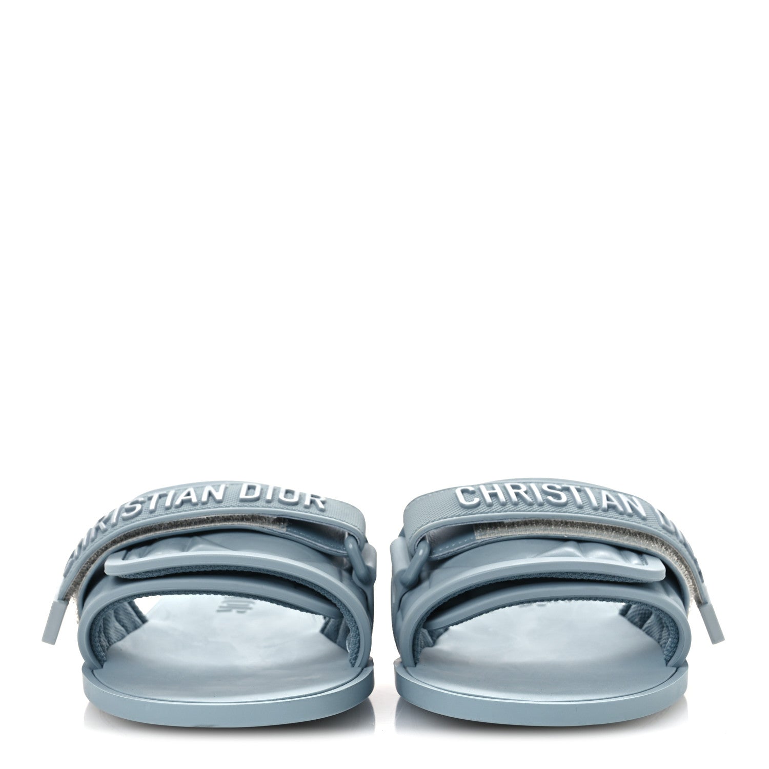 Christian Dior Rubber Macrocannage Dio(r)evolution Slide Sandals 36 Bracing Blue 3 of 11