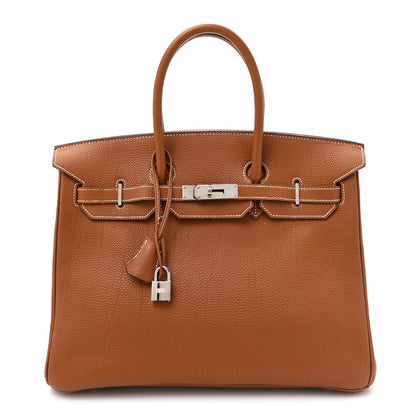 Hermes Togo Birkin 35 Gold 1 of 16