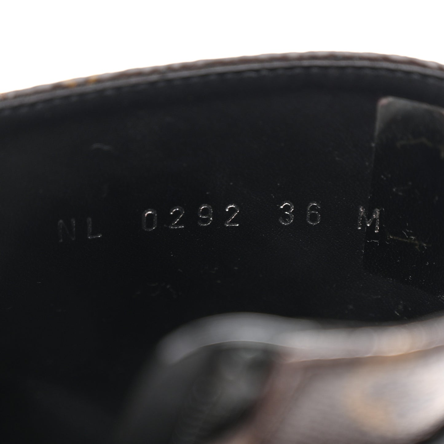 Calfskin Monogram Wonderland Flat Ranger Boots 36 Black