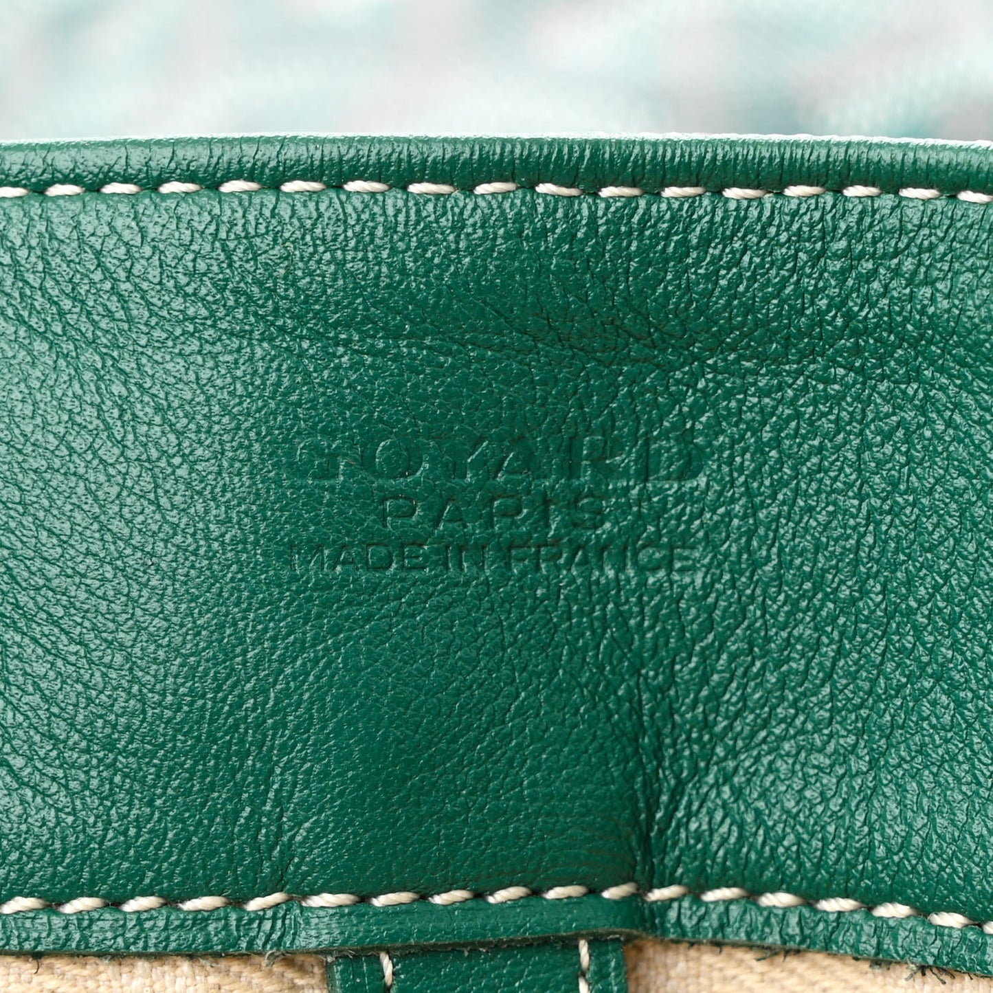 Goyardine Voltaire Tote III Green