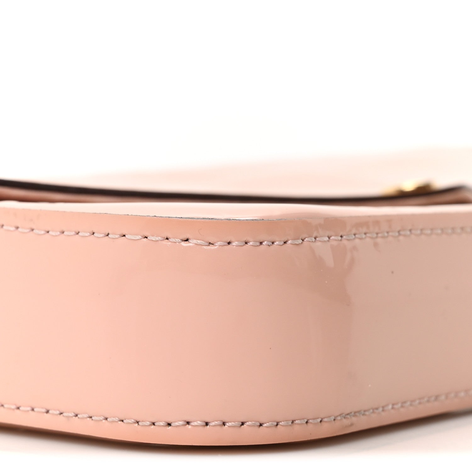 Louis Vuitton Vernis Felicie Chain Wallet Rose Ballerine 9 of 10