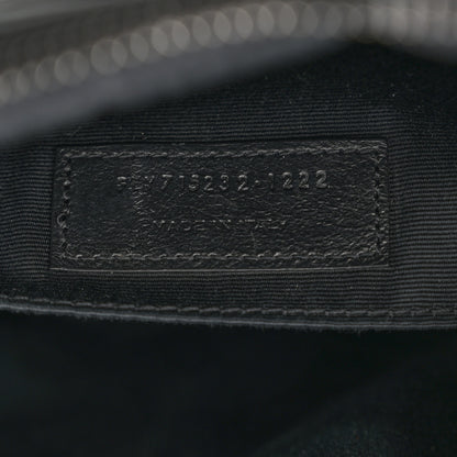 Saint Laurent Calfskin Matelasse Monogram Monochrome Lou Camera Bag Black 7 of 9