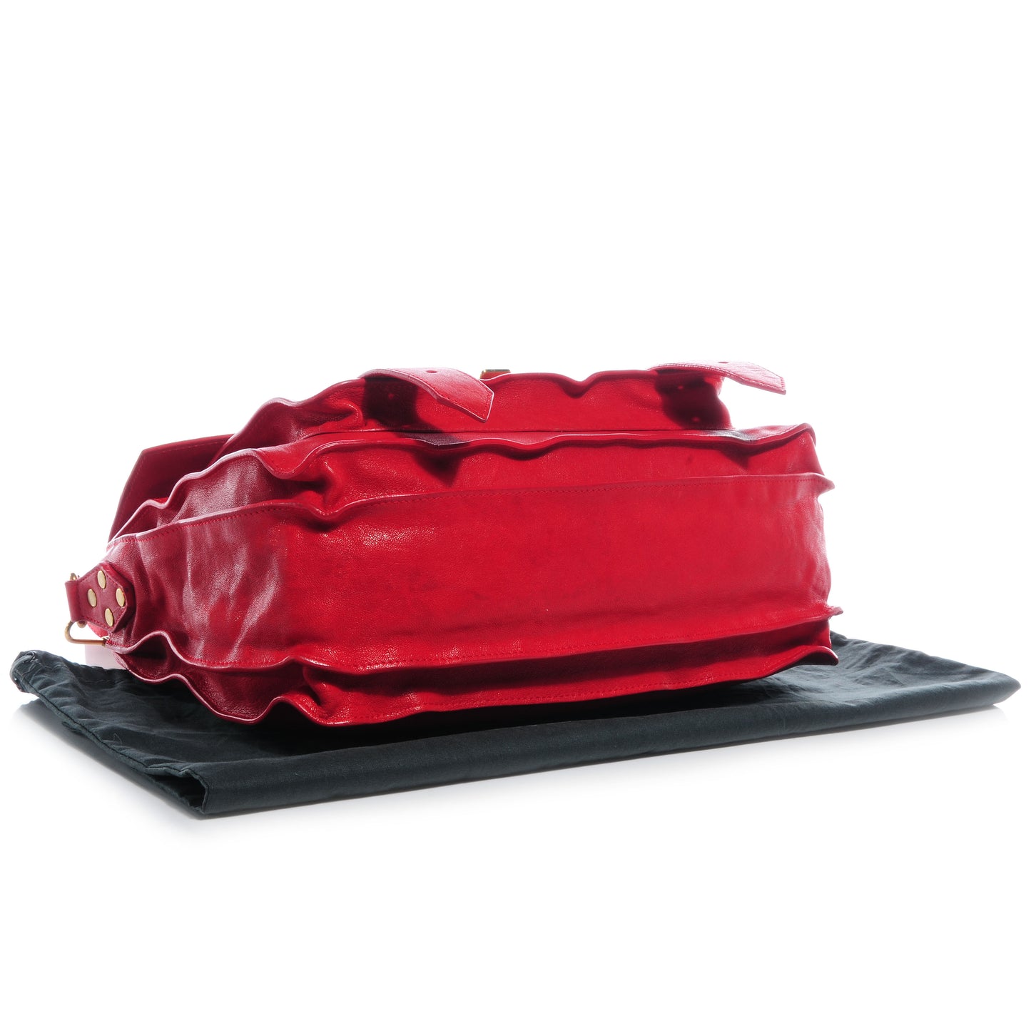 Lambskin PS1 Medium Satchel Red
