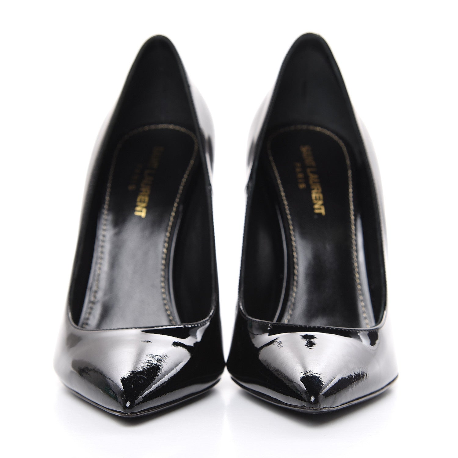 Saint Laurent Patent Opyum 110 Pumps 39 Black 2 of 9
