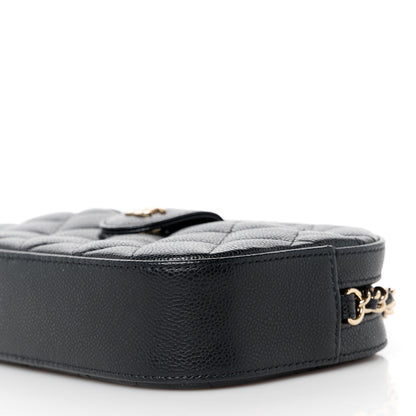 Chanel Caviar Quilted Chain Camera Bag Black 10 of 11