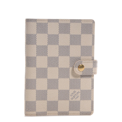 Louis Vuitton Damier Azur Small Ring Agenda Cover 1 of 8