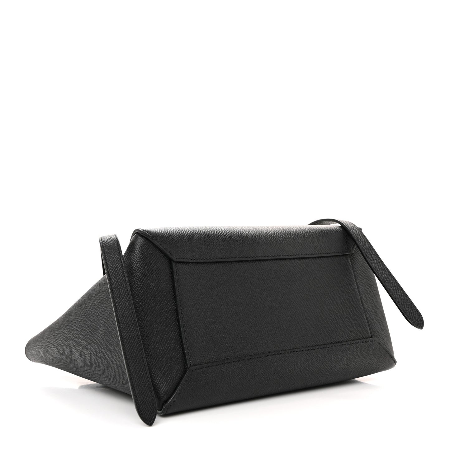 Grained Calfskin Micro Belt Bag Black