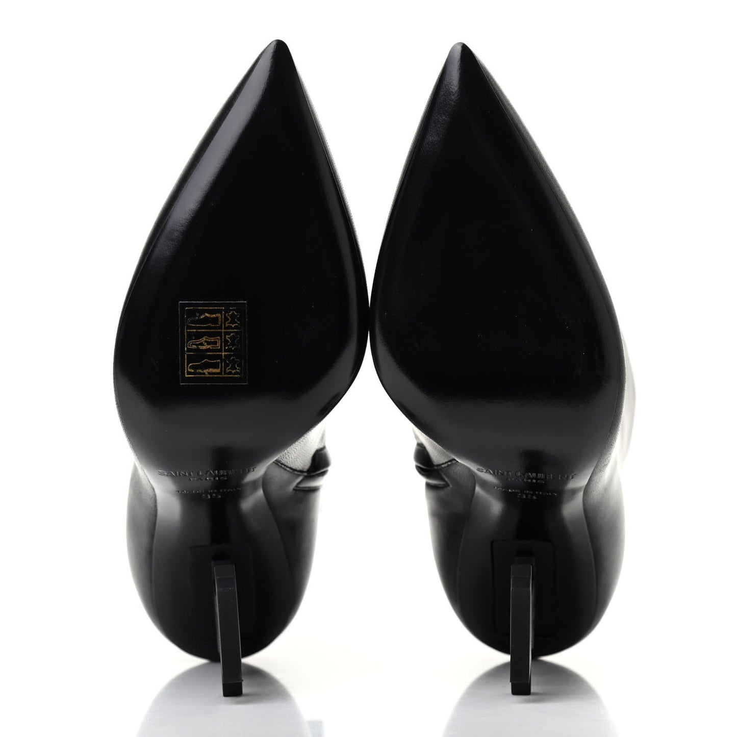 Calfskin Opyum Ankle Boots 35 Black