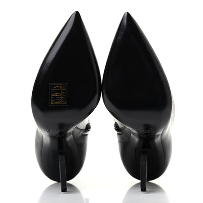 Saint Laurent Calfskin Opyum Ankle Boots 35 Black 5 of 13