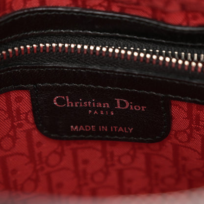Christian Dior Lambskin Cannage Medium Lady Dior Black 6 of 11