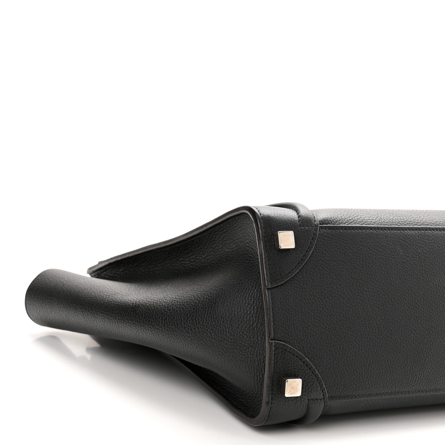 Celine Drummed Calfskin Micro Luggage Black 9 of 12