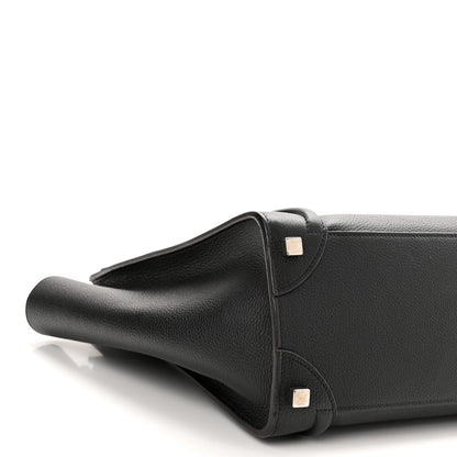 Celine Drummed Calfskin Micro Luggage Black 9 of 12