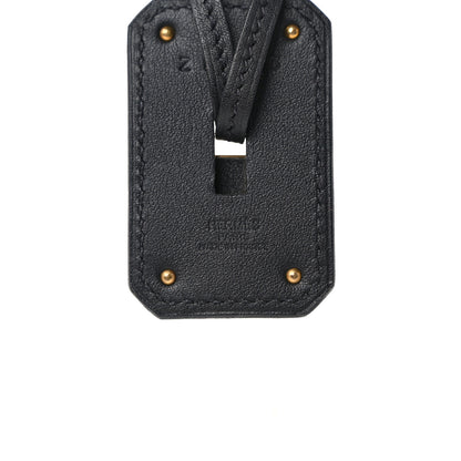 Hermes Swift Large O'Kelly Pendant Necklace Black 4 of 5