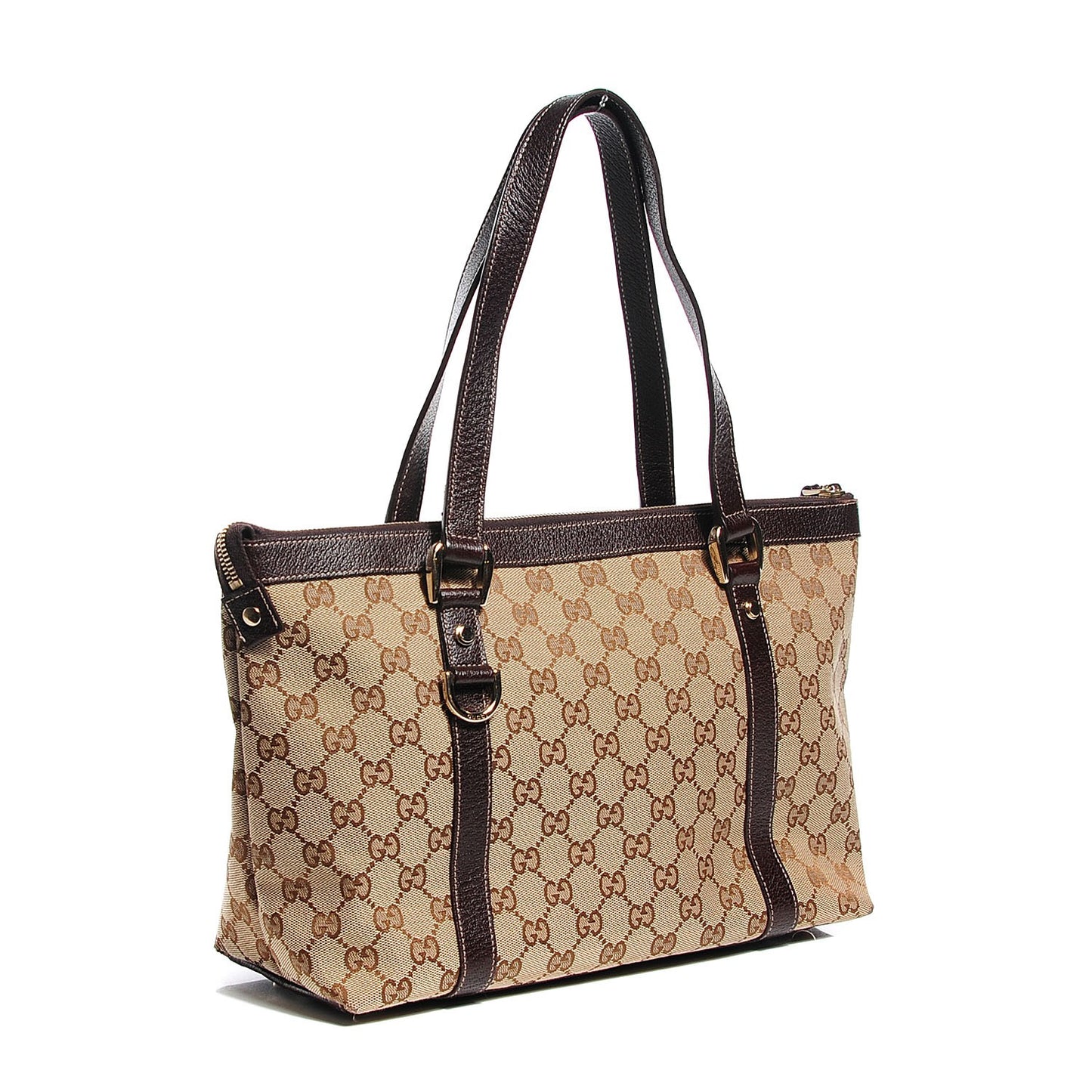 Monogram Medium Abbey Tote Brown