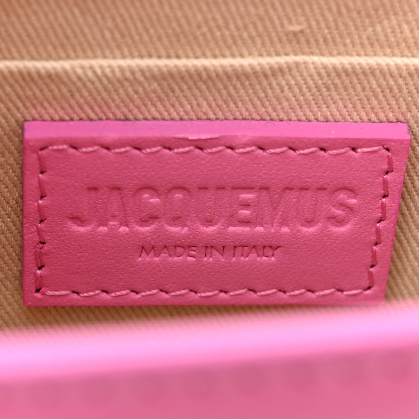 Smooth Calfskin Le Chiquito Long Pink