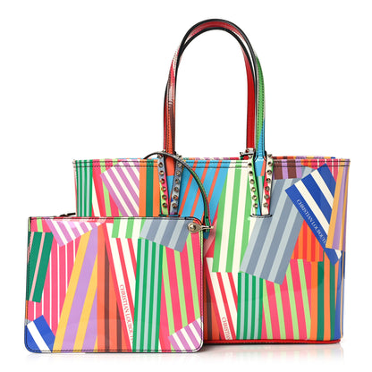 Christian Louboutin Patent Calfskin Small Cabata Tote Multicolor 1 of 11