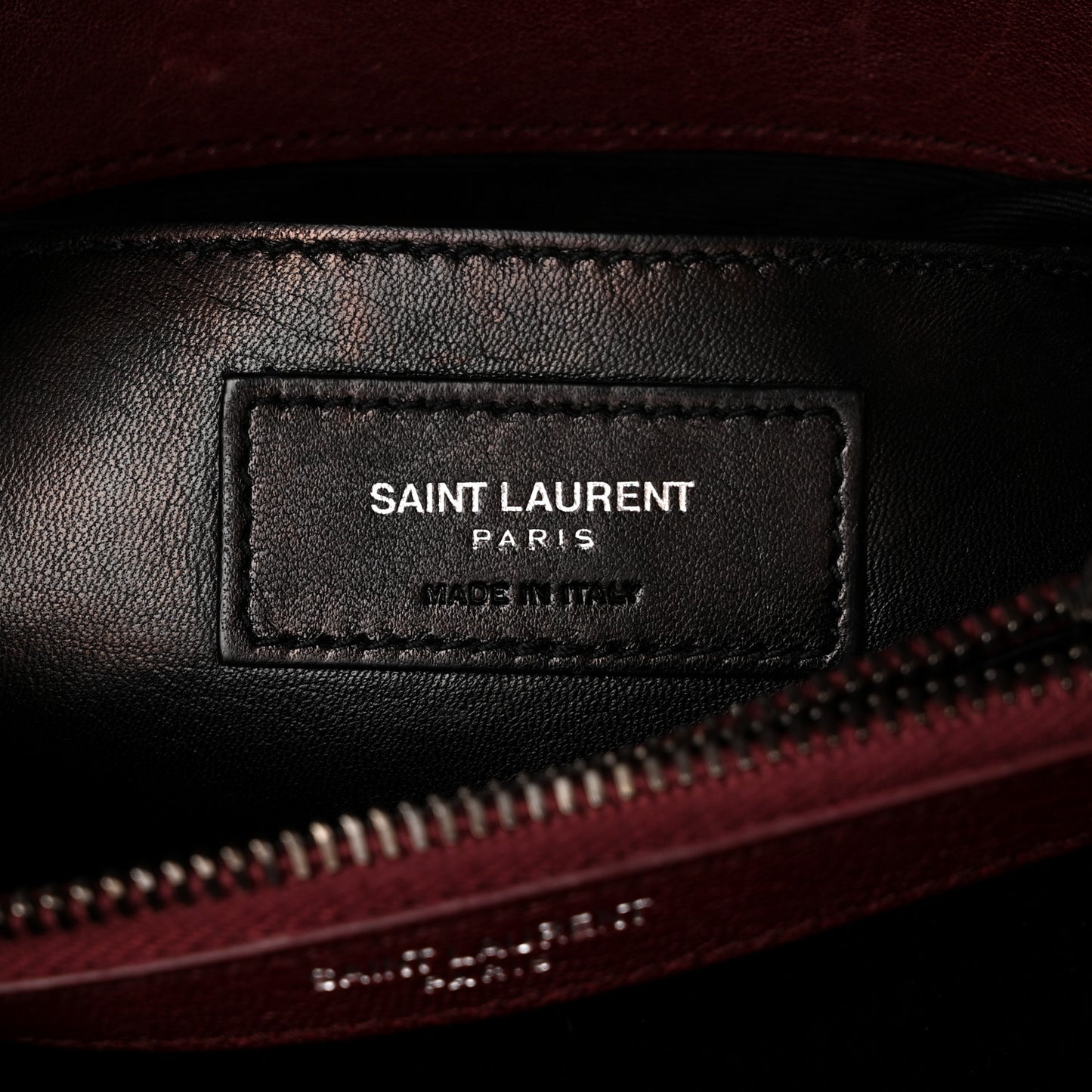 Sheepskin Matelasse Chevron Monogram Medium College Bag Rouge Legion