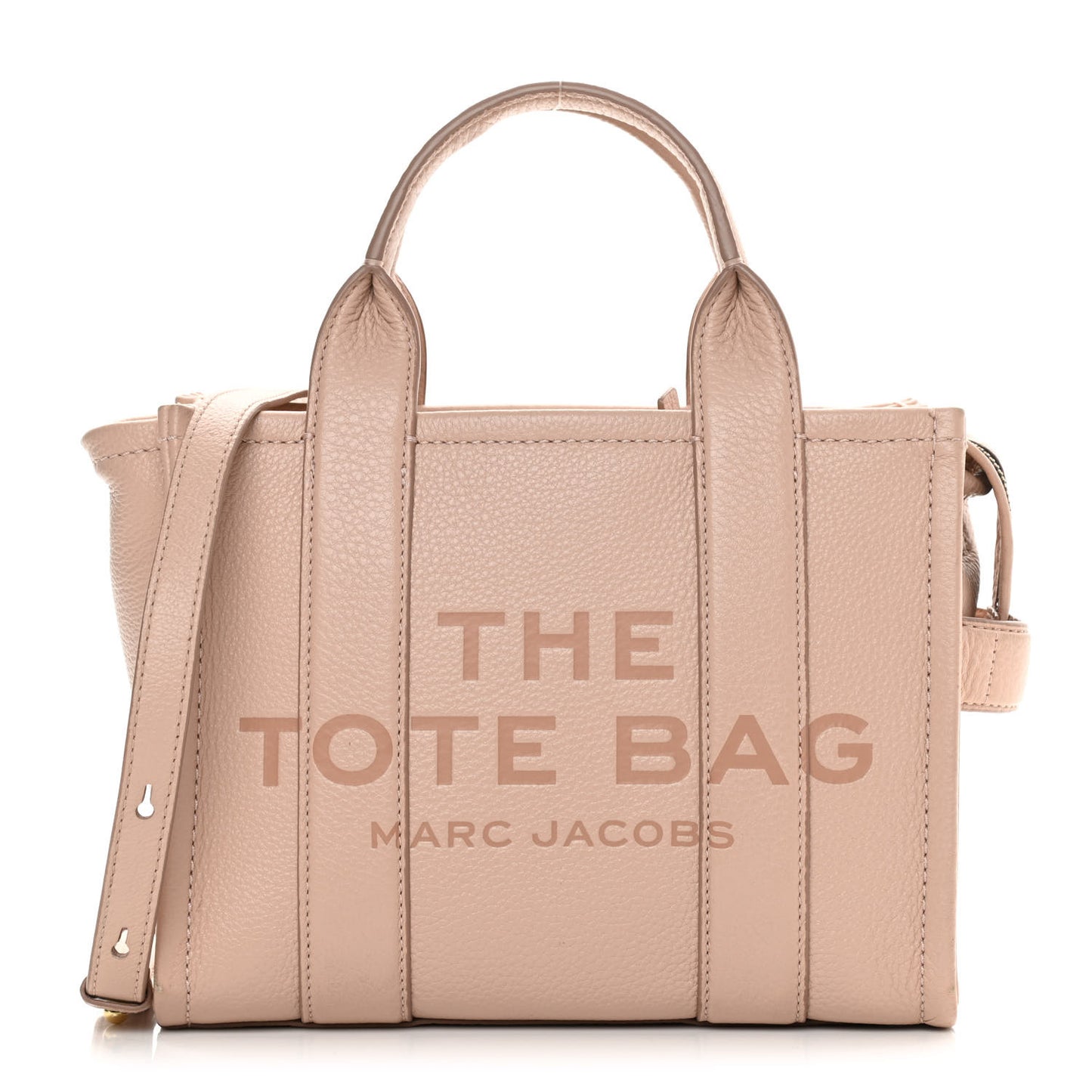 Grained Calfskin Small The Tote Bag Rose Dust