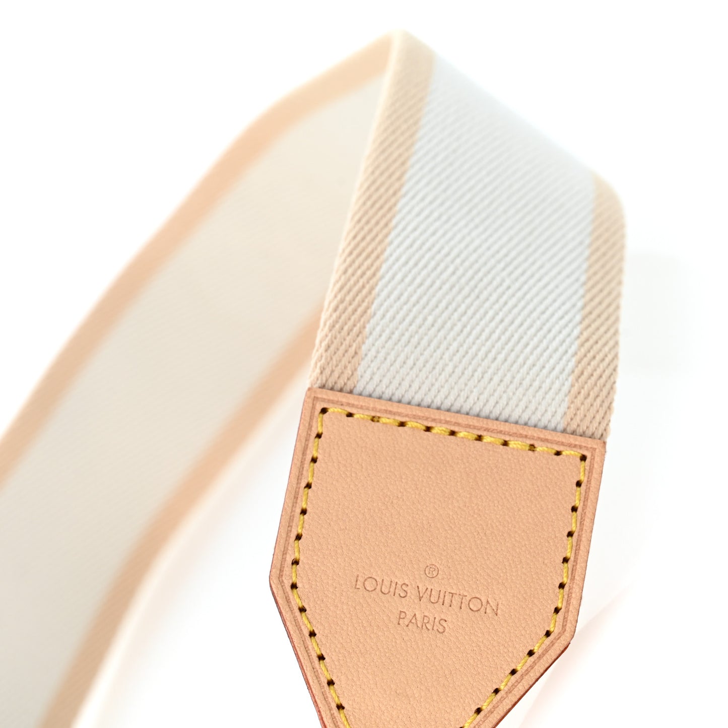 Monogram Vibe LV Shoulder Strap Beige White