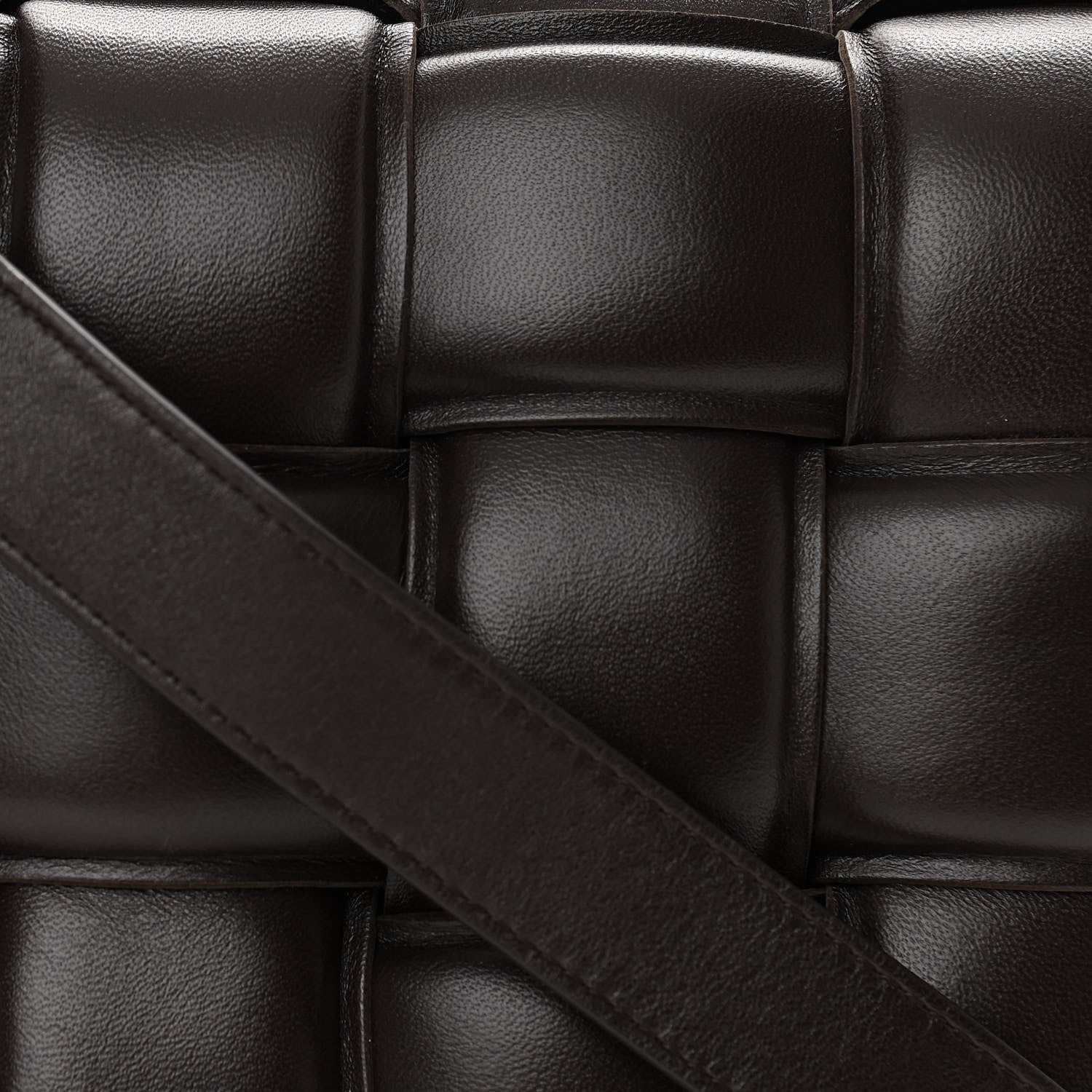 Bottega Veneta Nappa Maxi Intreccio Padded Cassette Crossbody Bag Fondente 7 of 9