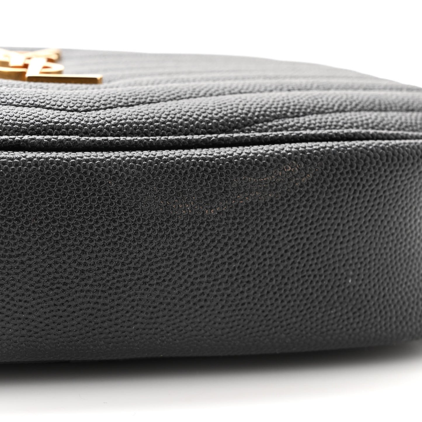 Grain De Poudre Matelasse Monogram Mini Lou Camera Bag Black