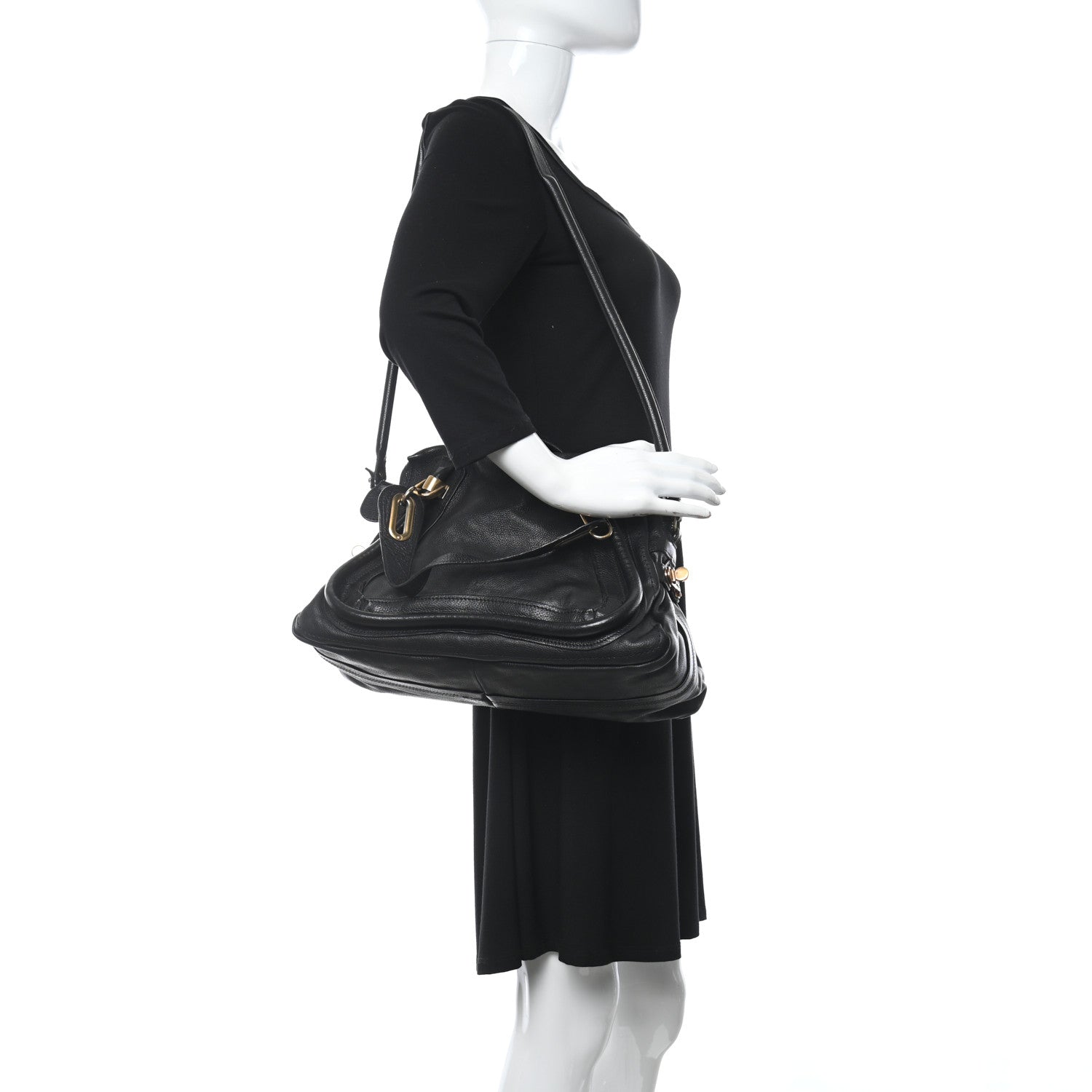 Chloe Calfskin Medium Paraty Black 2 of 12