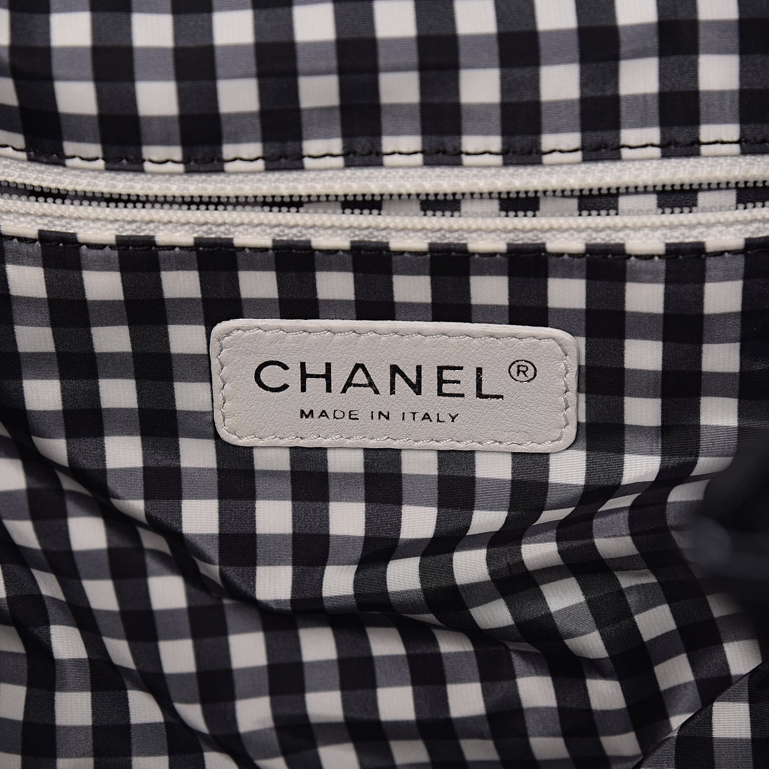 Chanel Vinyl Lipstick Ligne Accordion Tote Black 6 of 10