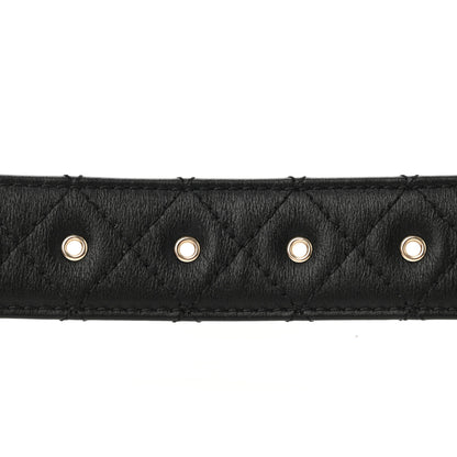 Chanel Lambskin Quilted CC Chain Belt 75 30 Black 3 of 8