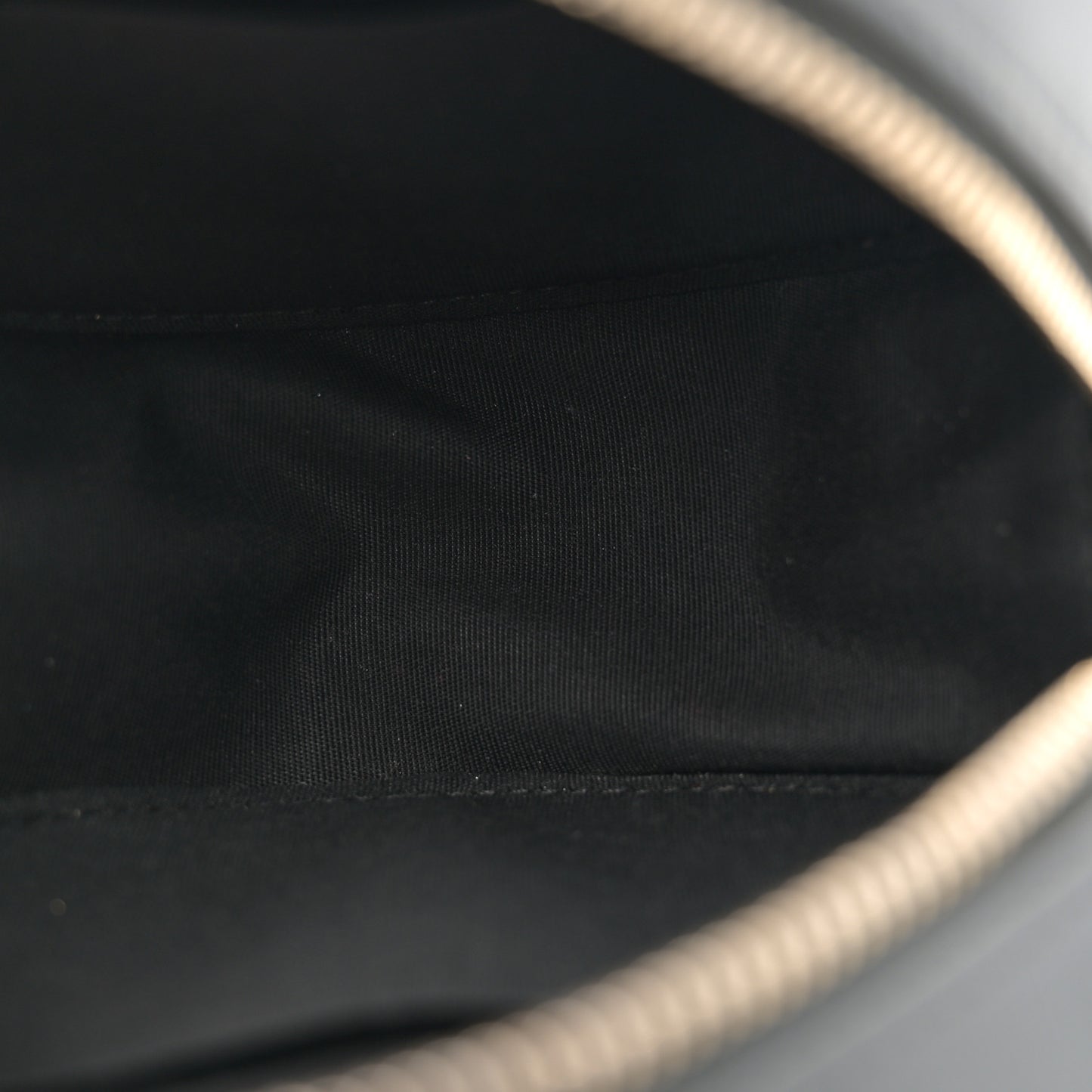 Lambskin Quilted Chanel 19 Round Clutch With Chain Black