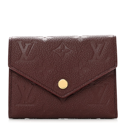 Louis Vuitton Empreinte Victorine Wallet Wine 1 of 8