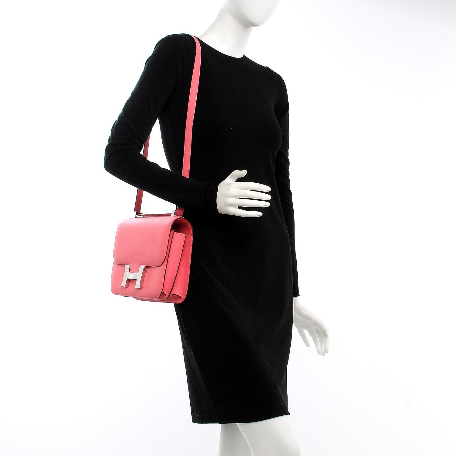 Hermes Evercolor Constance 24 Rose Azalee 2 of 17