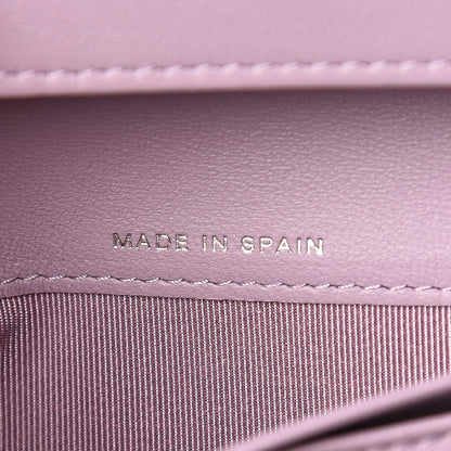 Chanel Lambskin Quilted Yen Wallet Lilac 7 of 14