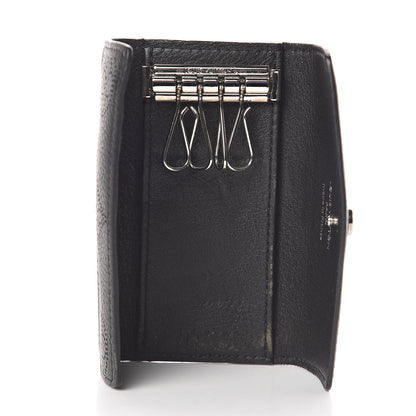 Louis Vuitton Mahina Multicles 4 Key Holder Black 5 of 9
