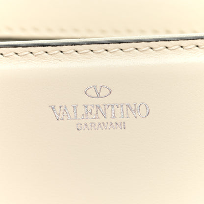 Valentino Garavani Calfskin Crystal Vlogo Small Loco Shoulder Bag Light Ivory 6 of 9