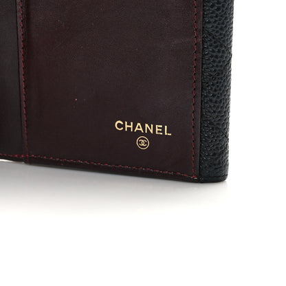 Chanel Caviar Quilted Long Flap Wallet Black 7 of 11