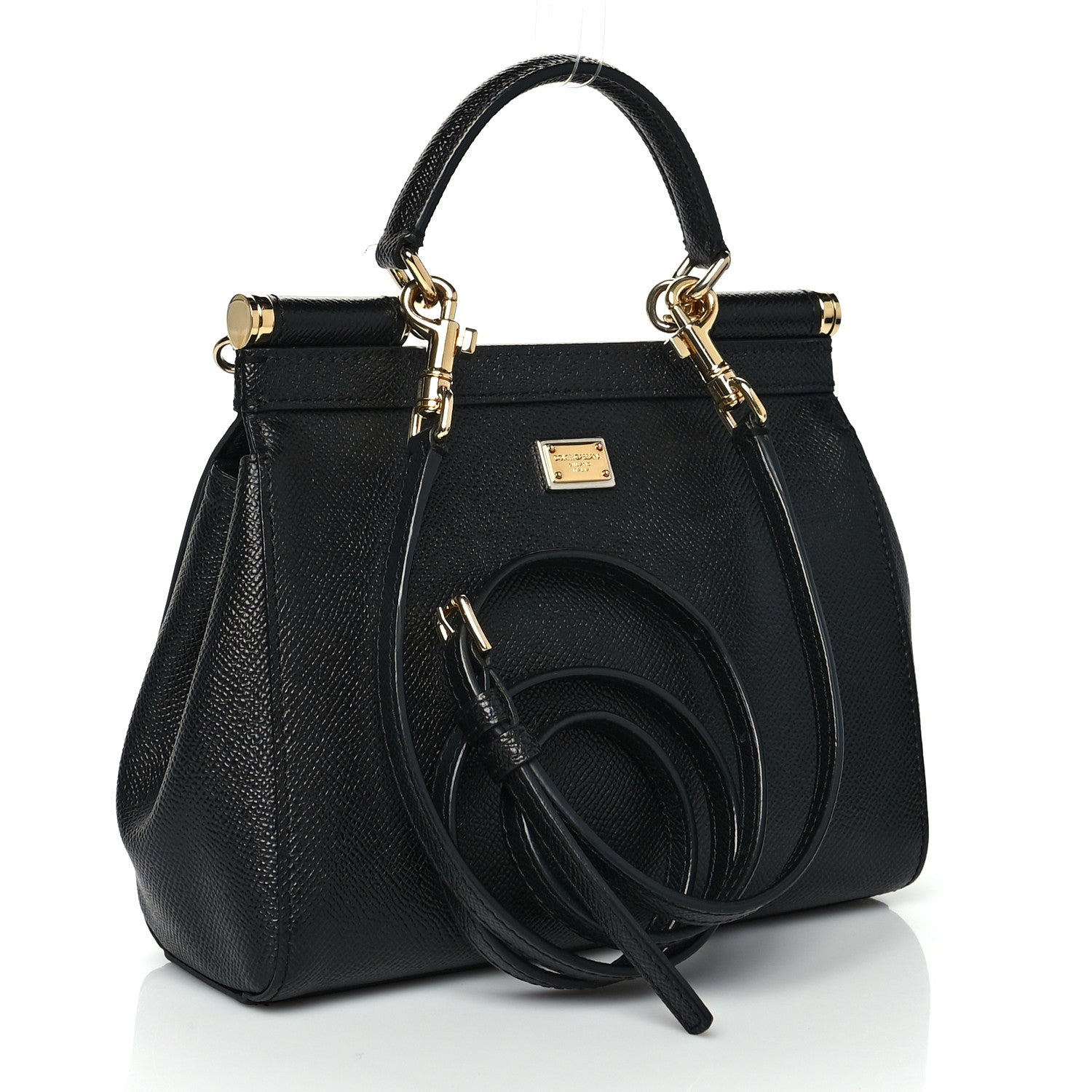 Dolce & Gabbana Dauphine Love Small Miss Sicily Satchel Black 2 of 9
