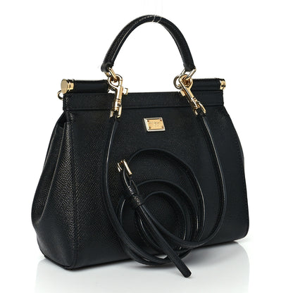 Dolce & Gabbana Dauphine Love Small Miss Sicily Satchel Black 2 of 9