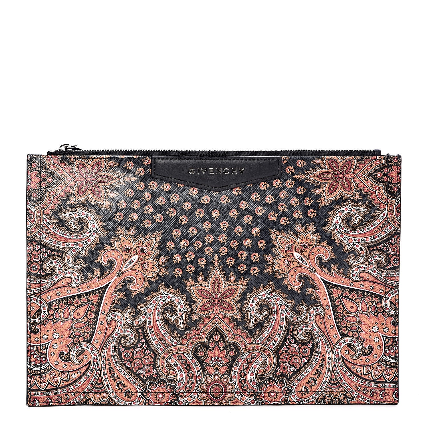 Givenchy Saffiano Paisley Print Medium Antigona Pouch 1 of 8