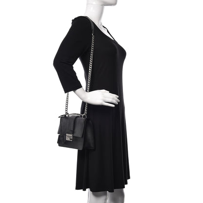 Prada Saffiano Pattina Crossbody Bag Black 2 of 9