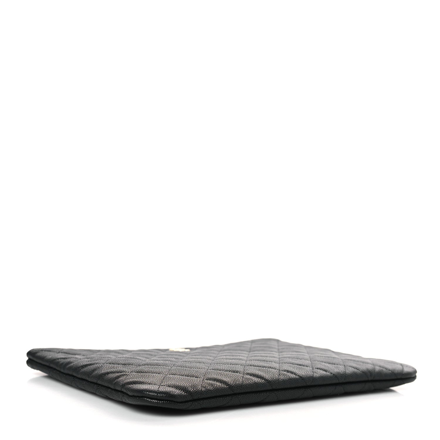 Chanel Caviar Quilted Medium Cosmetic Case Black 4 of 10