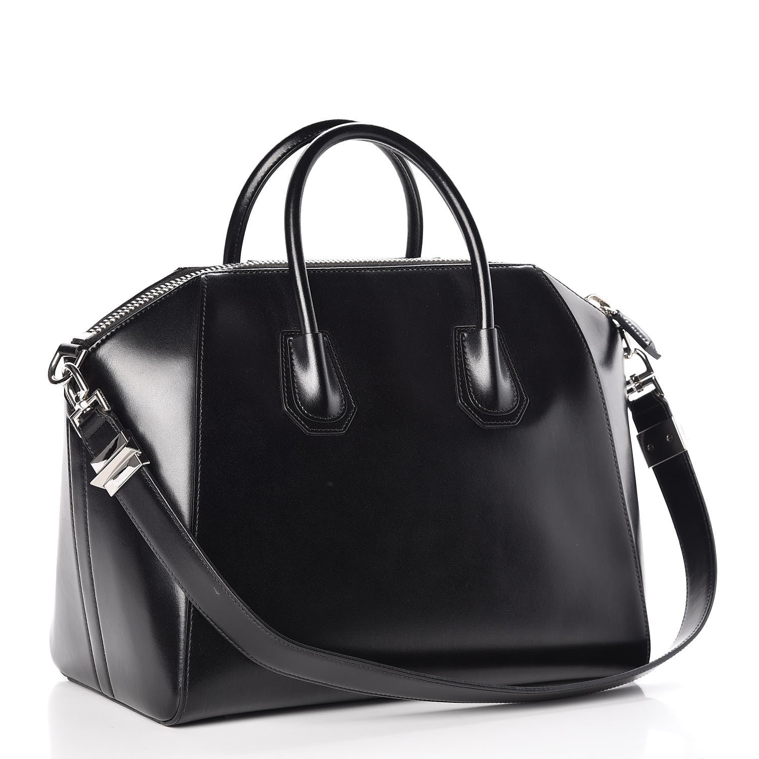 Givenchy Shiny Lord Calfskin Medium Antigona Black 3 of 7