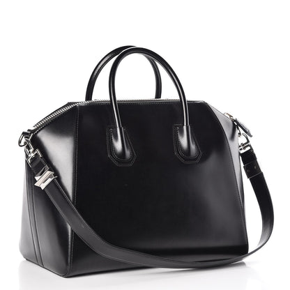 Givenchy Shiny Lord Calfskin Medium Antigona Black 3 of 7