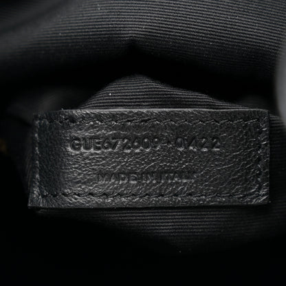 Saint Laurent Lambskin Matelasse Monogram Joe Backpack Black 7 of 13