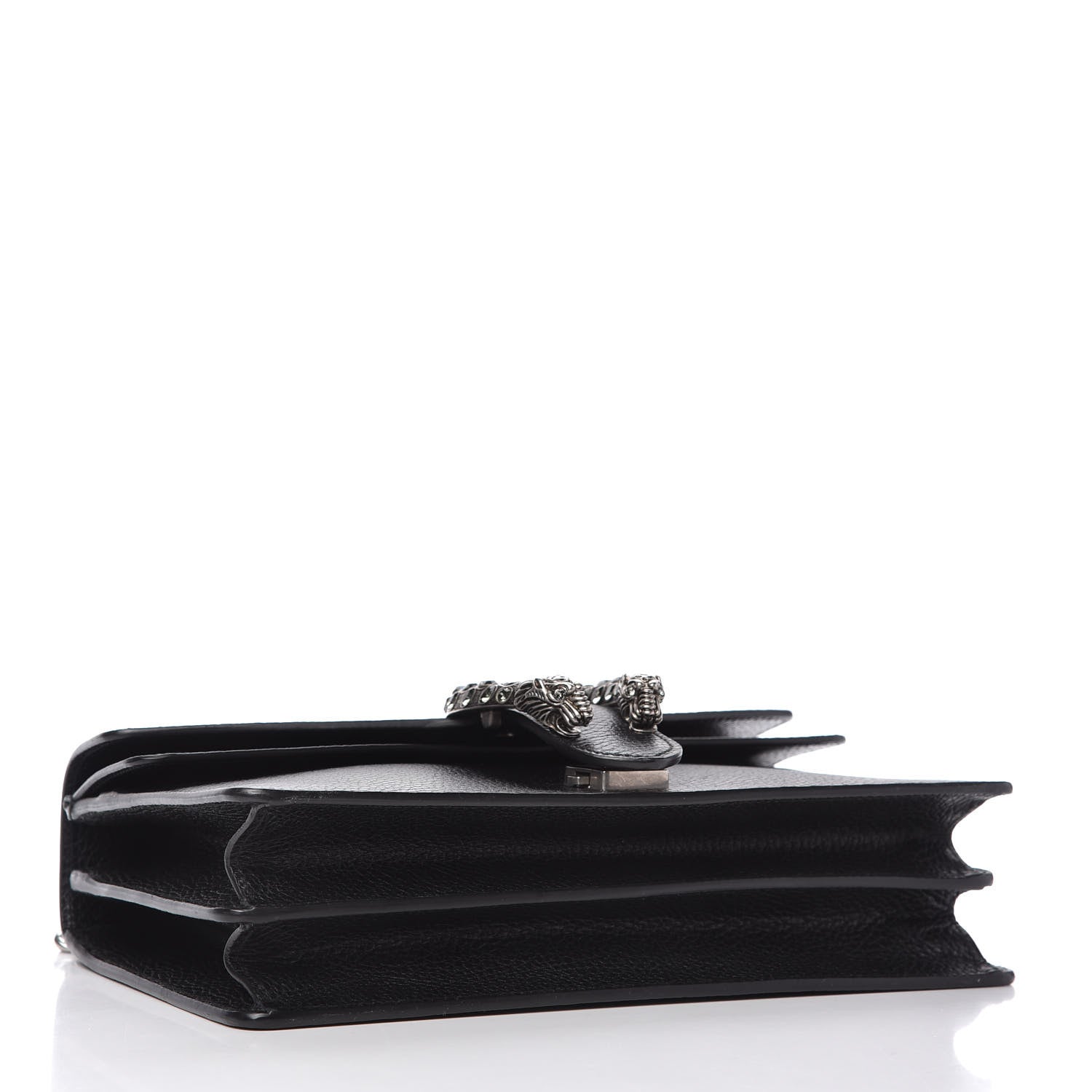 Gucci Pebbled Calfskin Small Dionysus Shoulder Bag Black 4 of 10