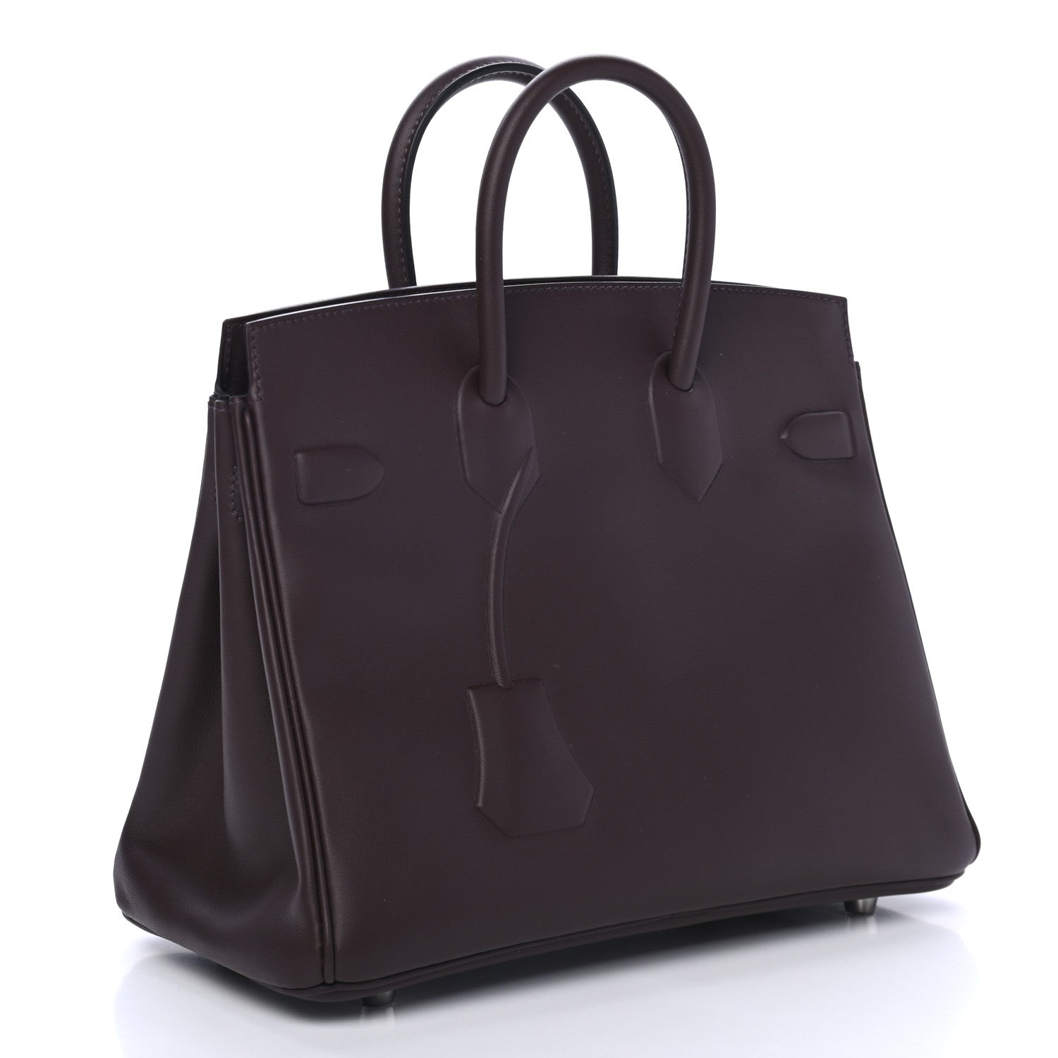 Hermes Swift Birkin Shadow 25 Rouge Sellier 2 of 11