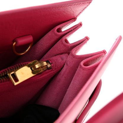 Saint Laurent Calfskin Small Sac De Jour Bubblegum 12 of 13
