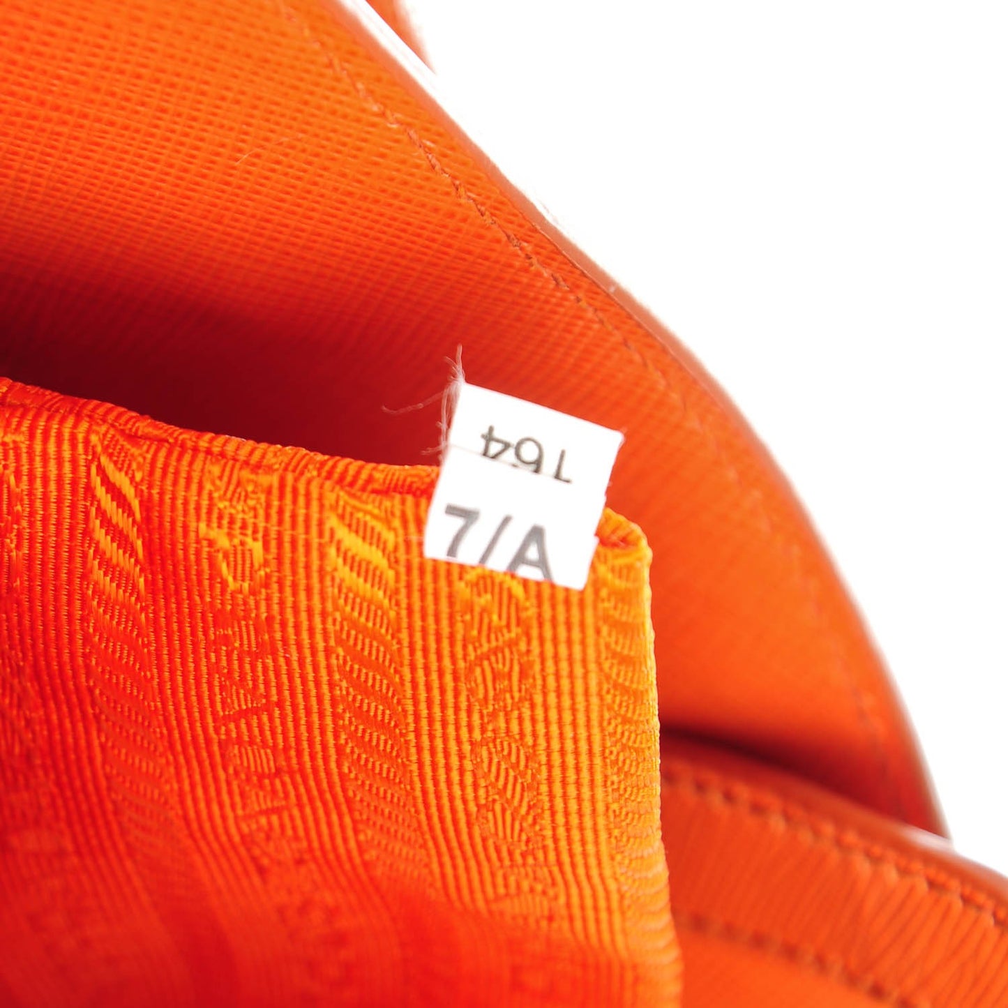 Saffiano Lux Bucket Tote Papaya