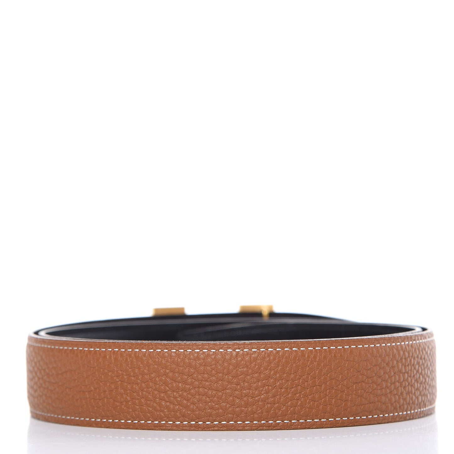 Box Togo Martelee H Belt 32mm Belt 90 Black Gold